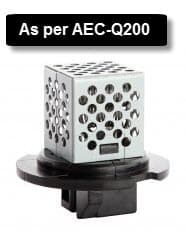 Coil type resistor for HVAC application.